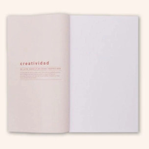 Libreta "Creatividad"