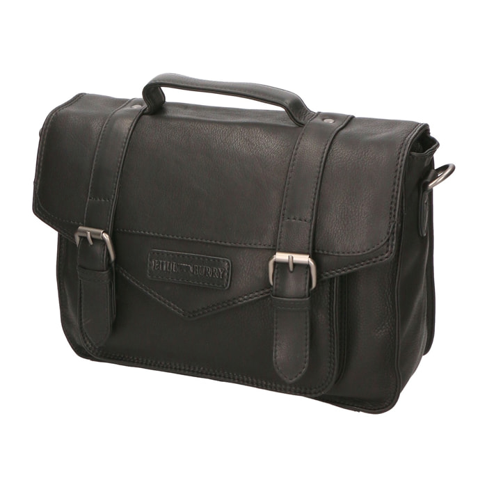Borsa da lavoro uomo in vera pelle - Modello False - RFID - 23.0 x 31.0 x 14.0 cm