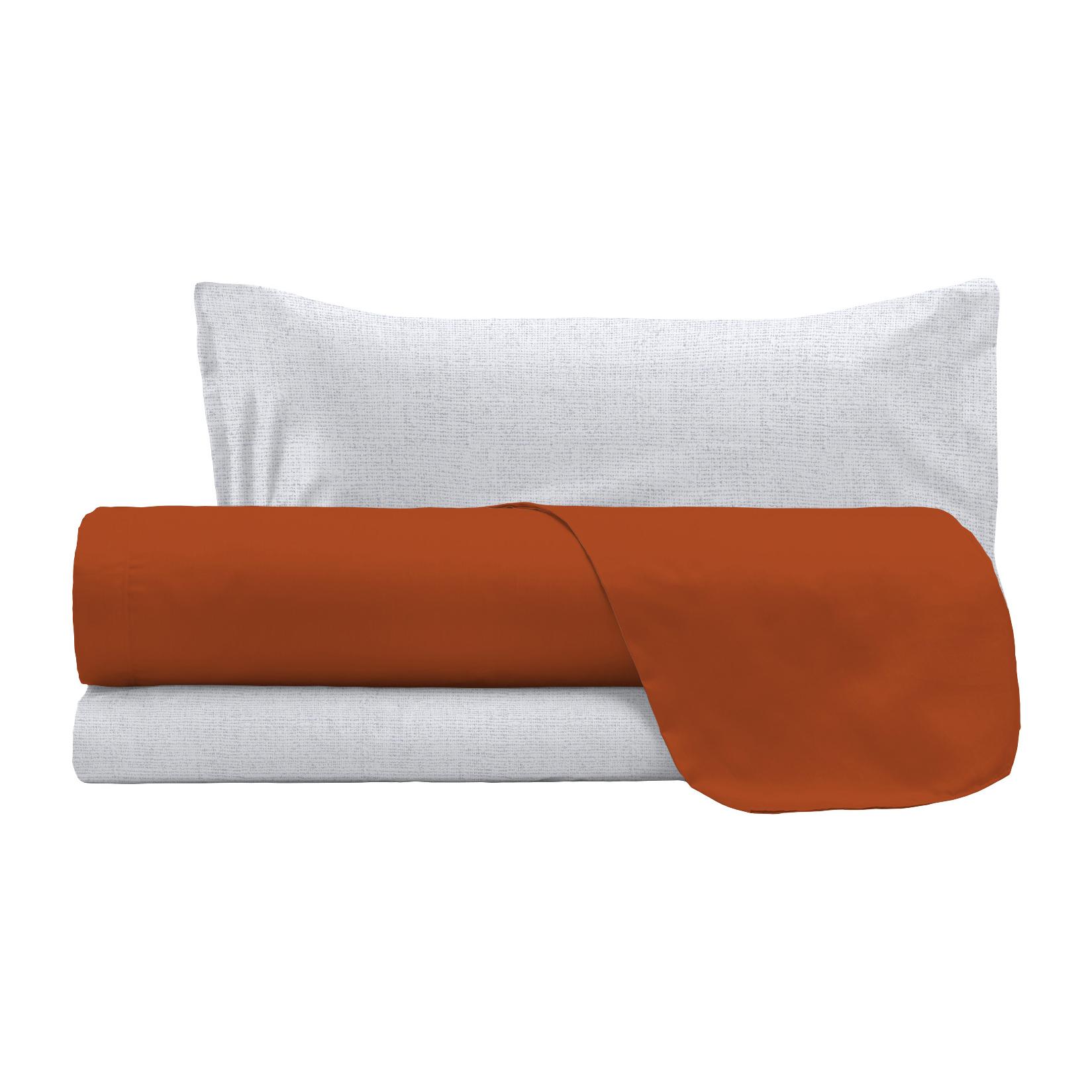 COMPLETO LETTO TRENDY CHIC MADE IN ITALY COTONE- TERRA SINGOLO