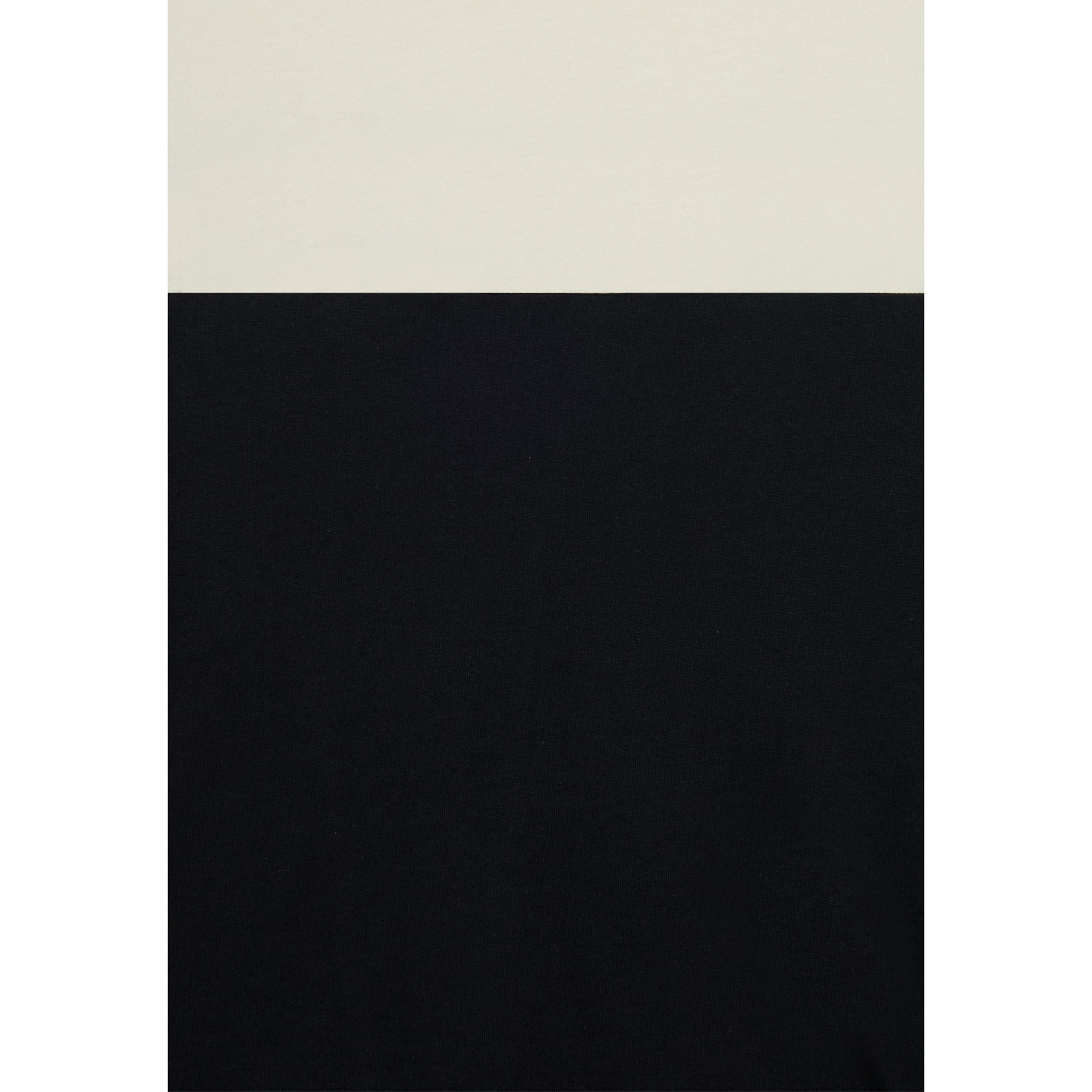 T-shirt colour block con stampa sulla spalla