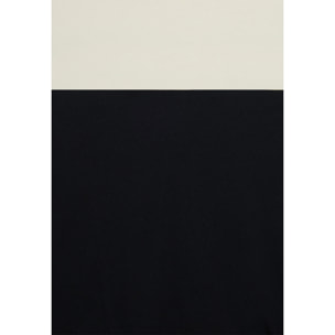 T-shirt colour block con stampa sulla spalla