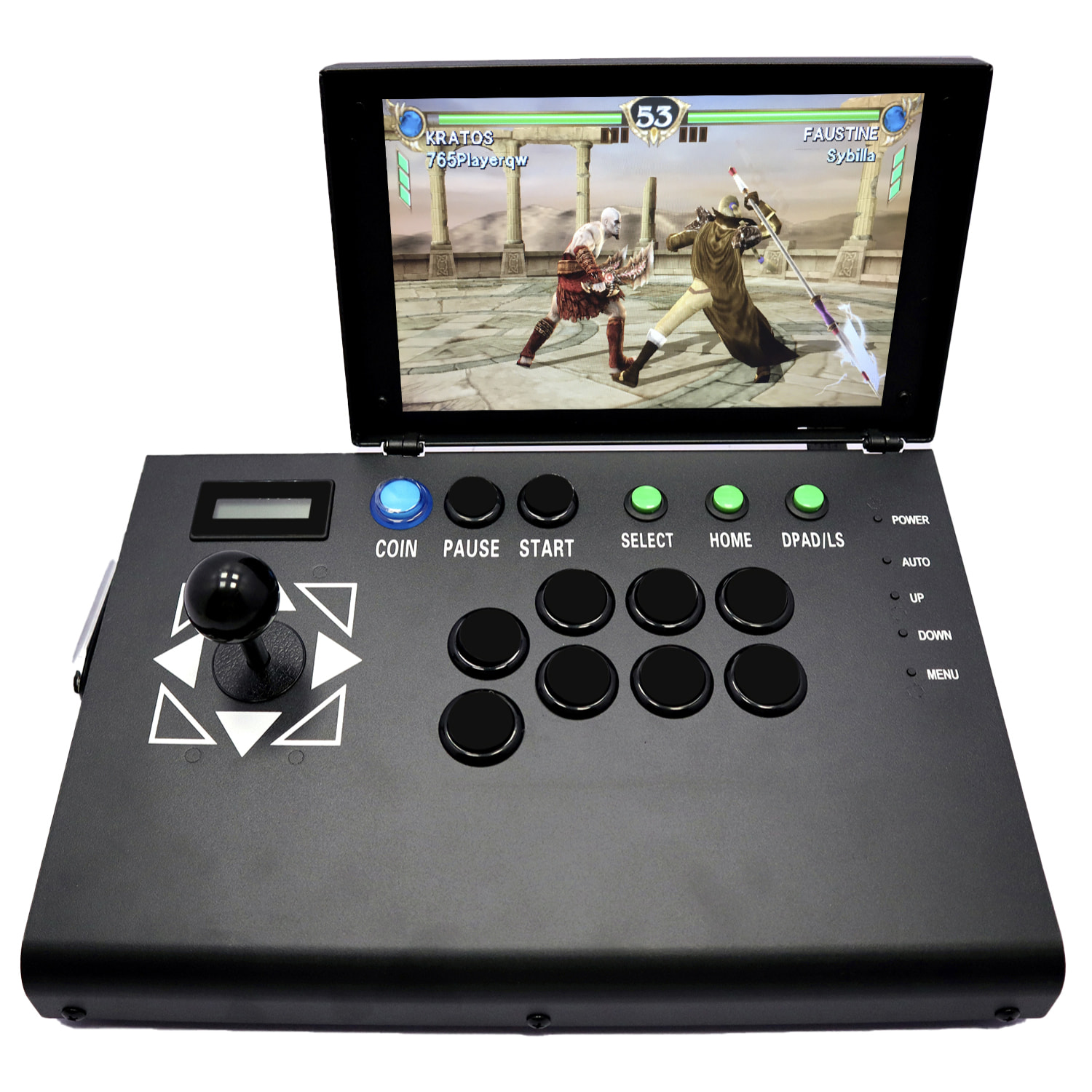 Consola retro ARACADE 3D 64Gb 4222 juego WIFI PANDORA FORREST. Pantalla full 10" .Plegable y portable.