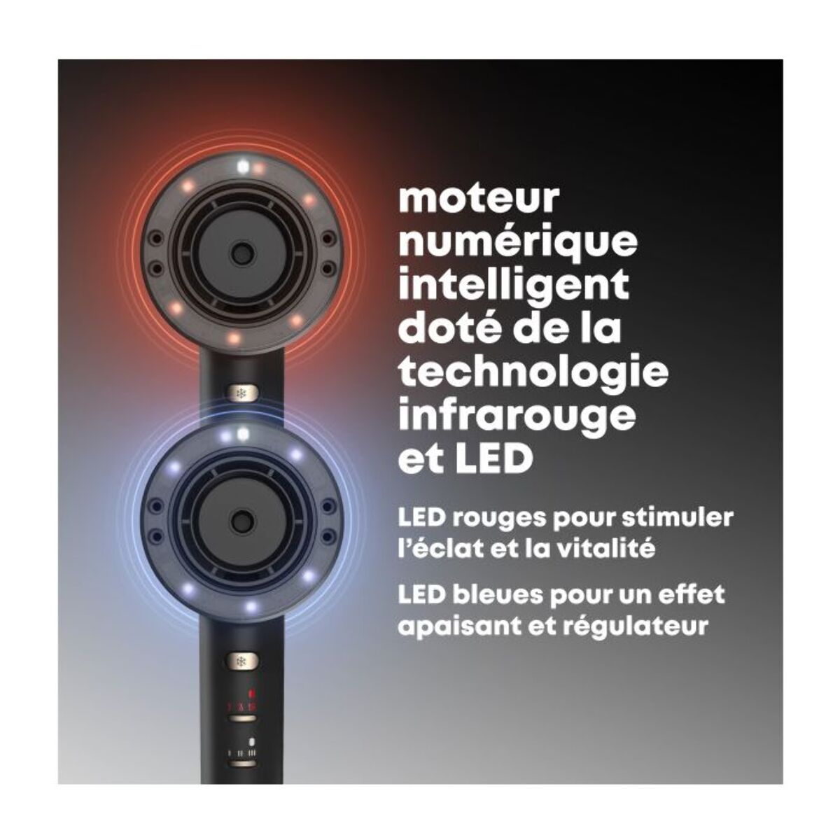 Sèche cheveux professionnel REVAMP Infrarouge Tri-Care DR-7250-EU