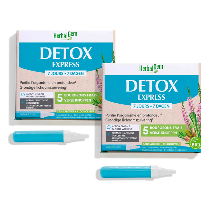 Herbalgem- Duo pack Détox express - Bio - PROMO