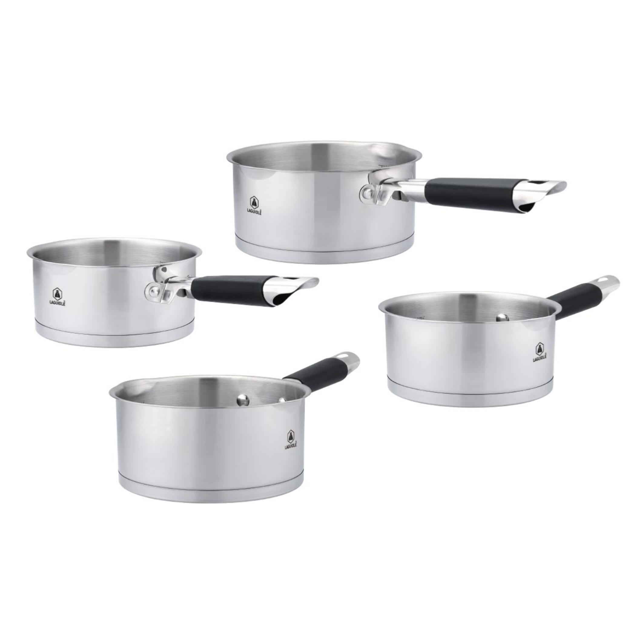 Set de 4 casseroles inox    induction