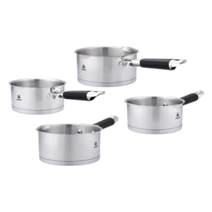 Set de 4 casseroles inox    induction