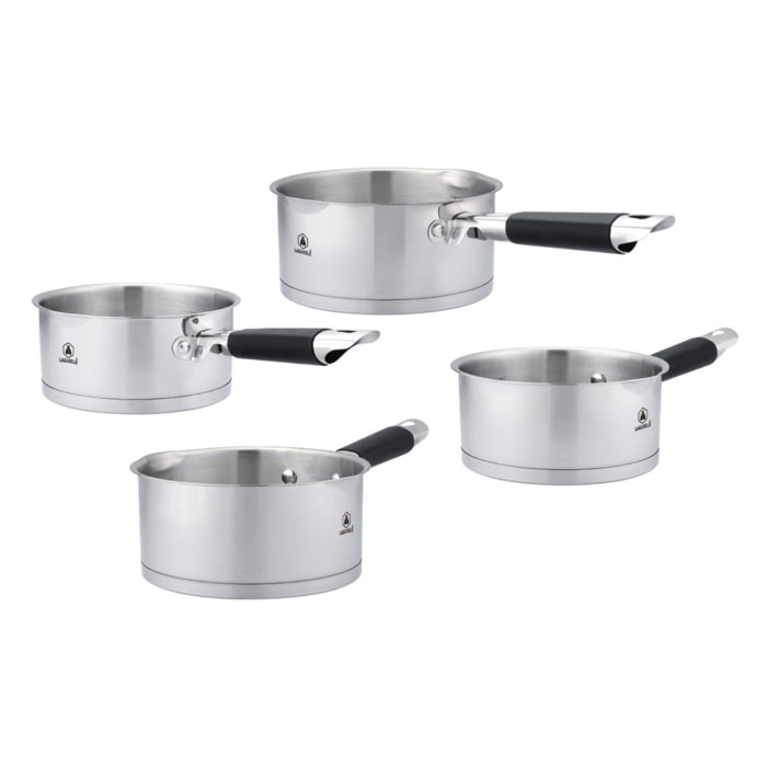 Set de 4 casseroles inox    induction