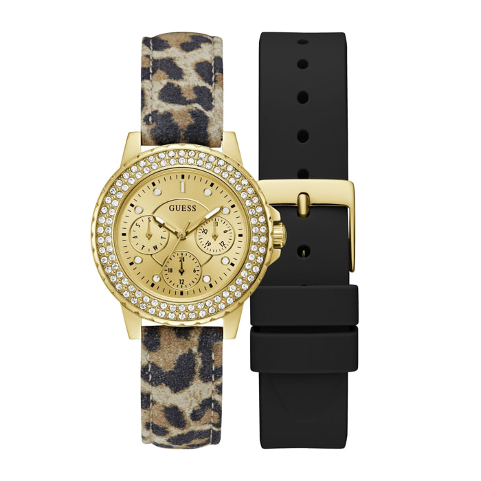 Guess Reloj Analógico Analógico De Cuarzo Gbs Crown Jewel - Caja