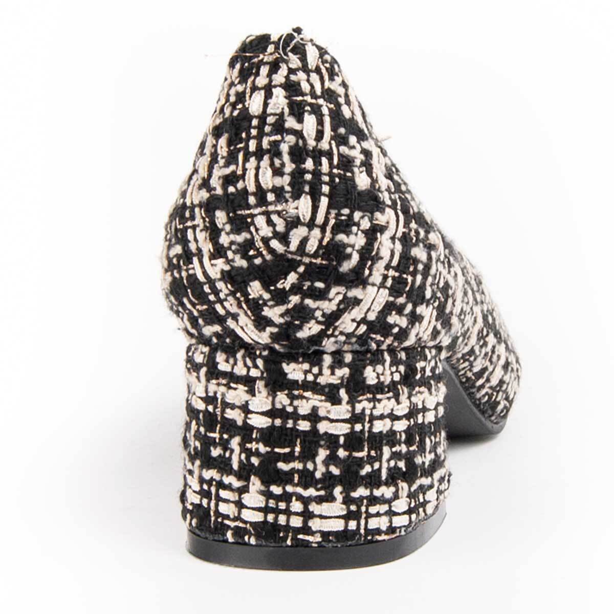 Zapato De Tacón - Negro - Altura: 4 Cm