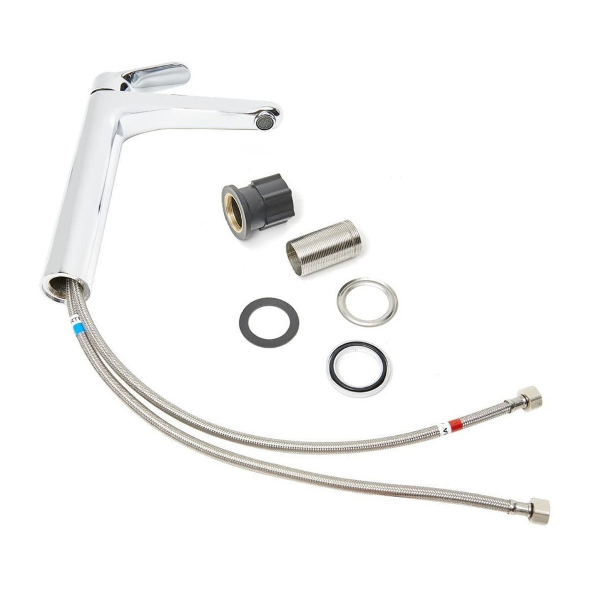 VitrA Root Round BluEco mitigeur lavabo haut sans bec chrome A42707BE