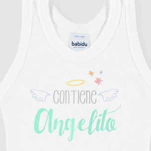 Body bebé tirantes personalizado frases
