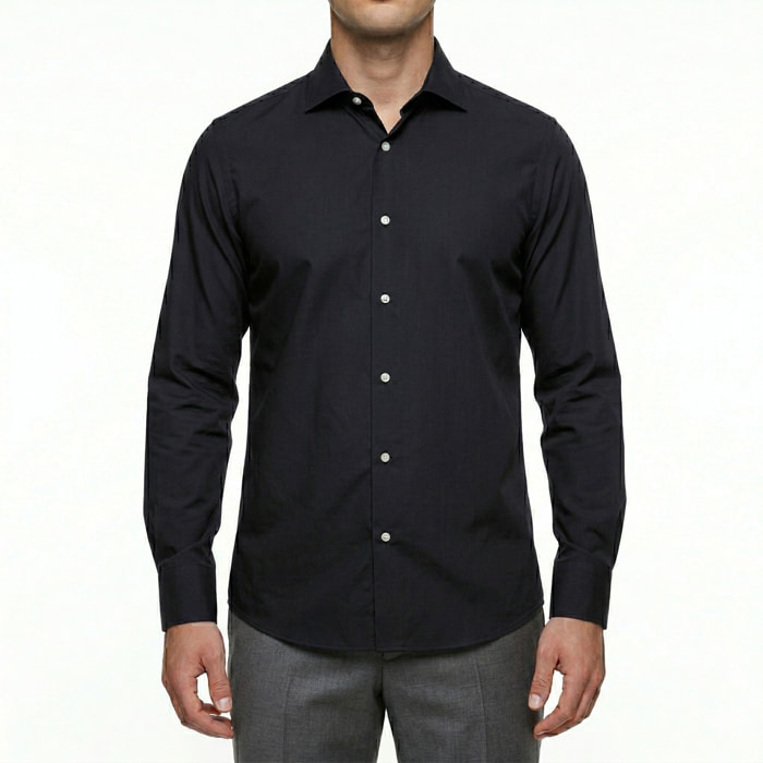 Camicia collo francese