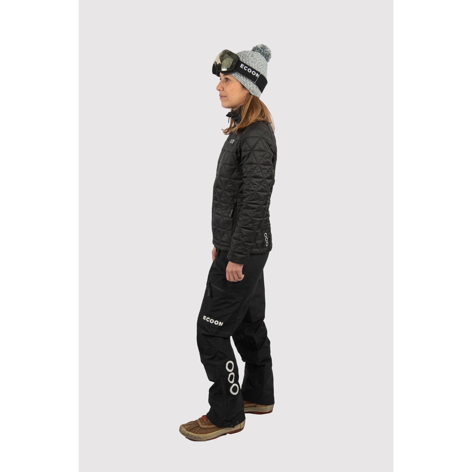 Pantalones para mujer ECOON ECOExplorer Pants Women - Negro
