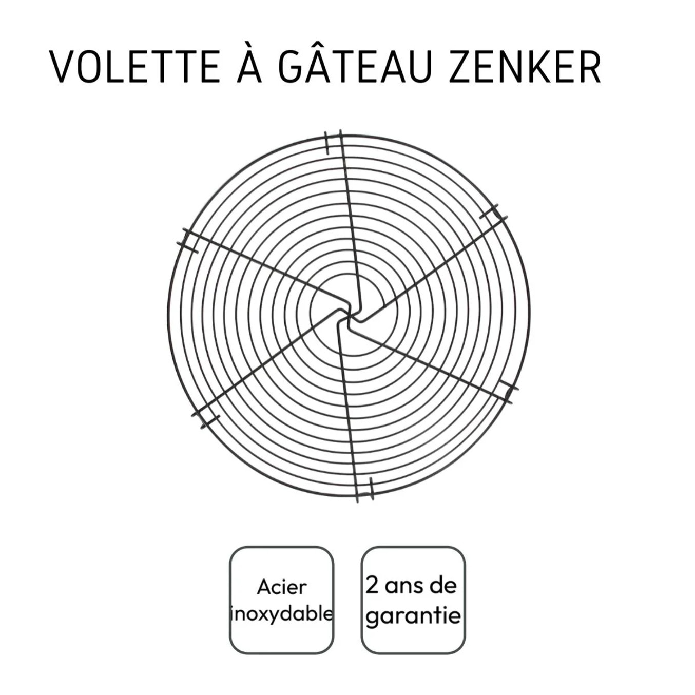 Présentoir à gâteaux 30 cm Zenker Smart Pastry