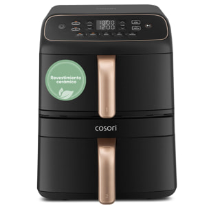 Freidora de aire COSORI Turbo Tower Compact 8,6 L con calentamiento superior y revestimiento 100% cerámico libre de PFAS