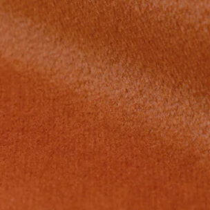 Fauteuil en velours orange curcuma - Mona