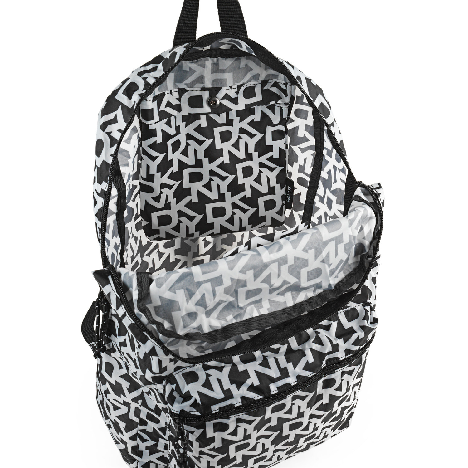 Mochila Casual/Ocio Dkny Dkny-928 Packable Negro-Blanco