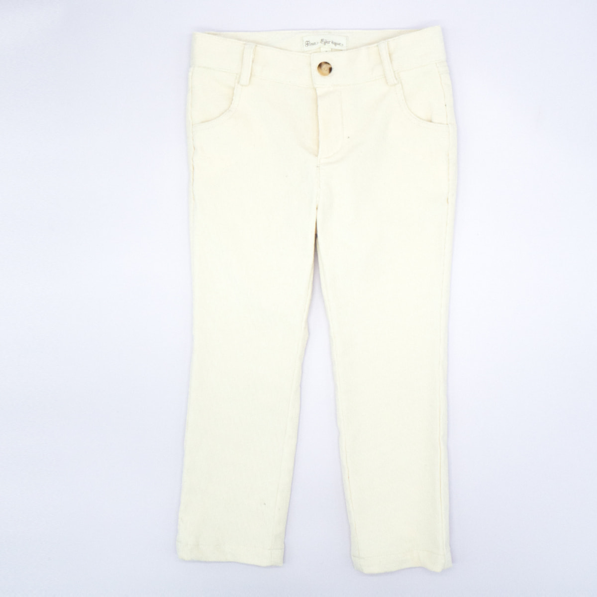 PANTALÓN PANA BLANCO