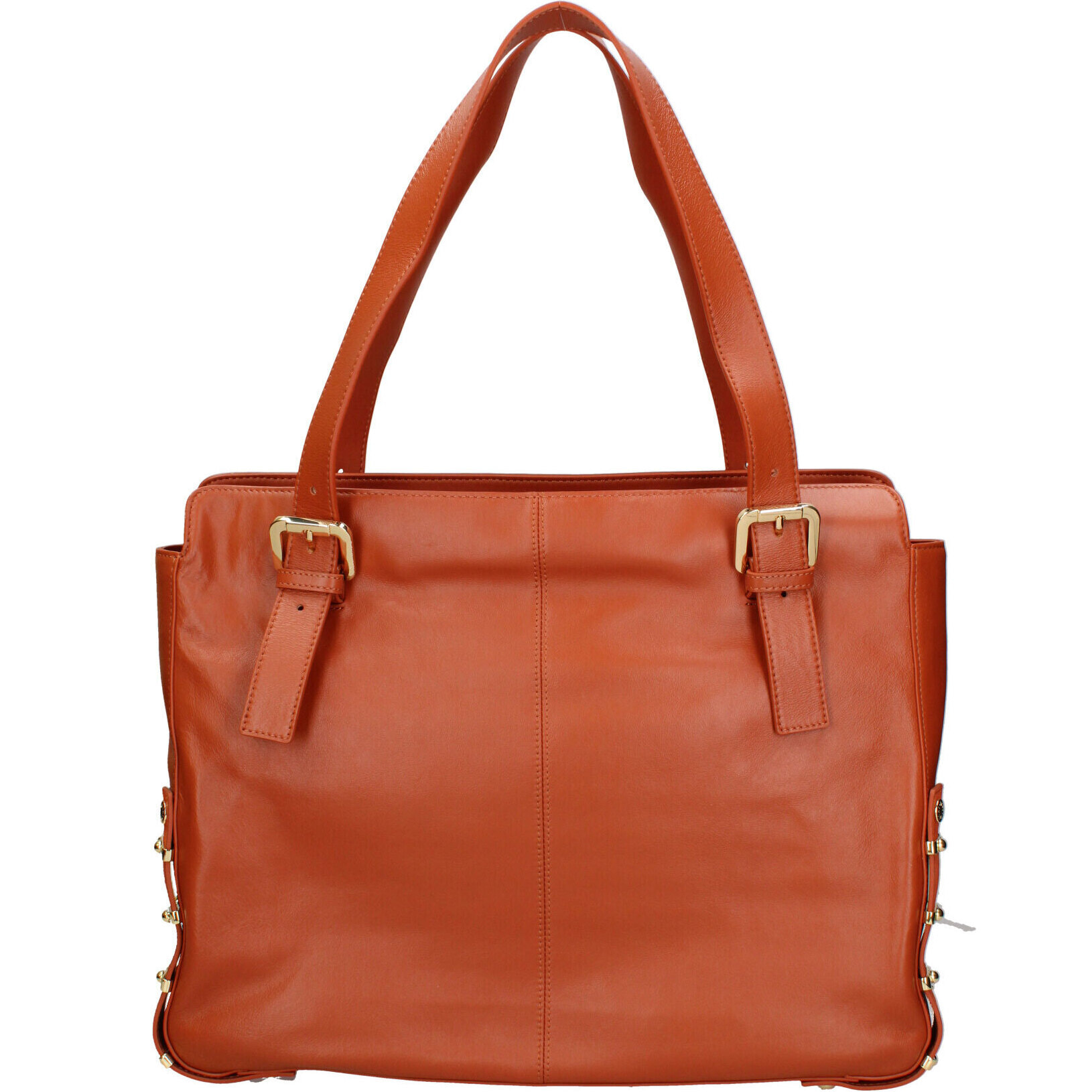 Borsa a spalla  da donna In Vera pelle Made in Italy 38,5x31,5x11 cm