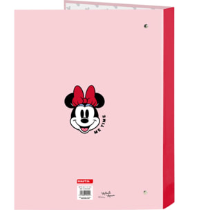 Carpeta folio 4 ani.mixtas minnie mouse "me time"