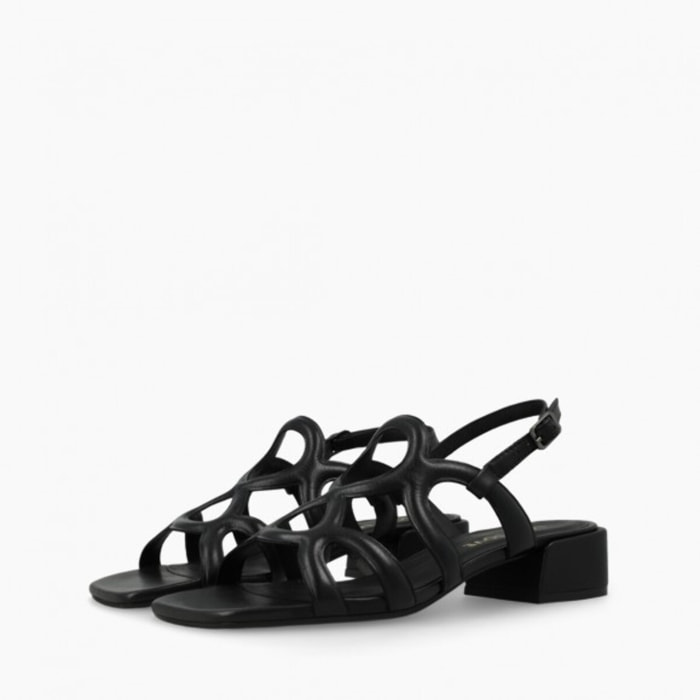 SANDALIAS NEGRAS KON5355