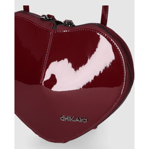 Bolso - Burdeos - Medida: 22 cm x 19 cm x 2 cm