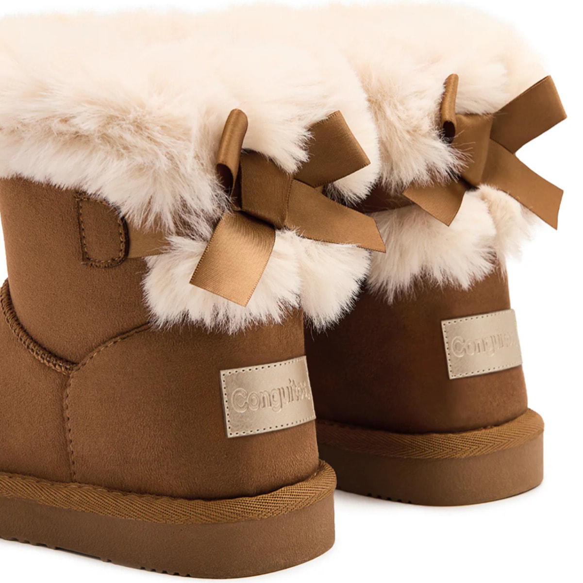 Conguitos - Stivali australiani per bambini con fodera in pile