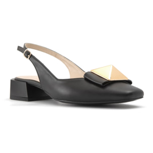 Slingback Donna colore Nero