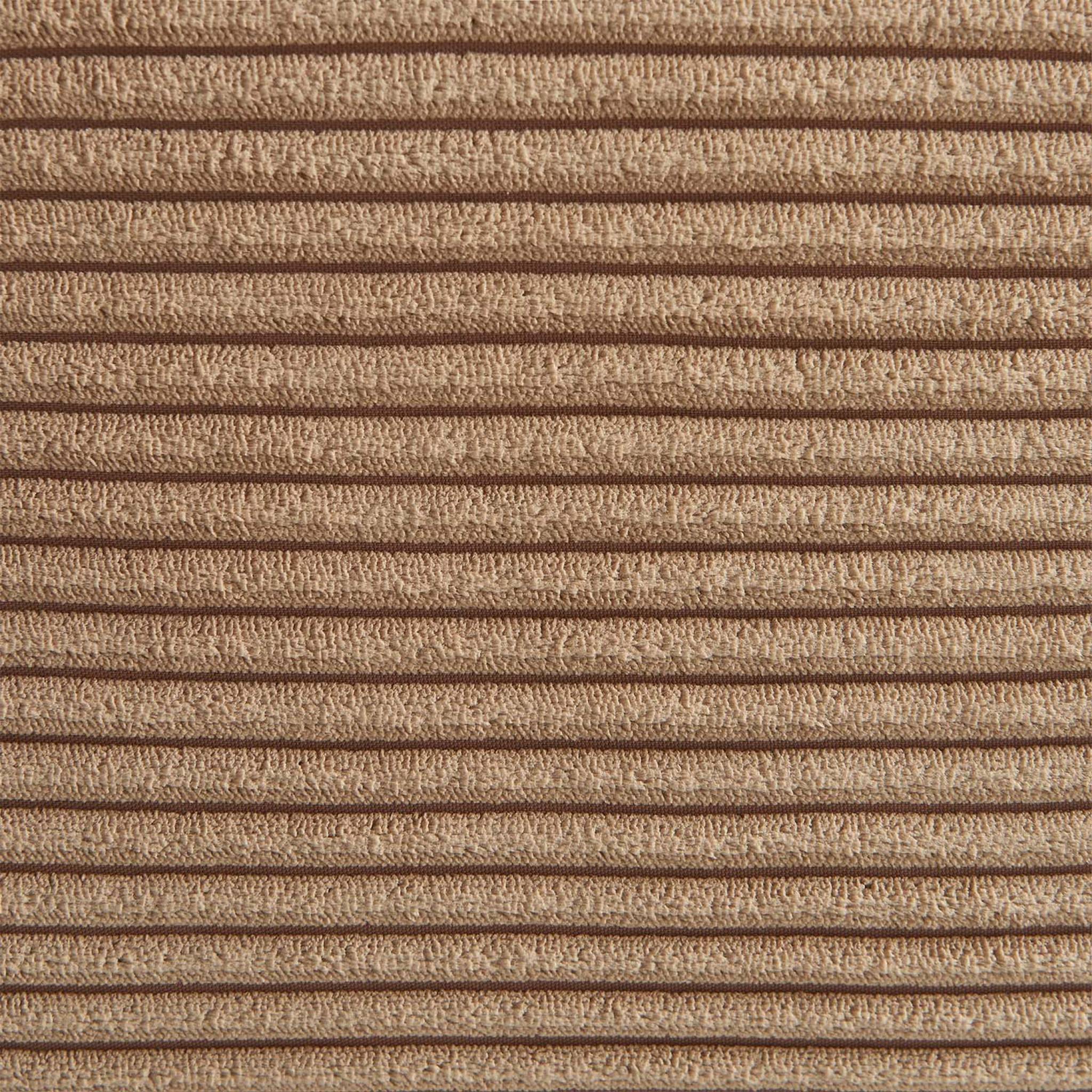 Chauffeuse velours côtelé 1 place avec repose pieds SOKOL