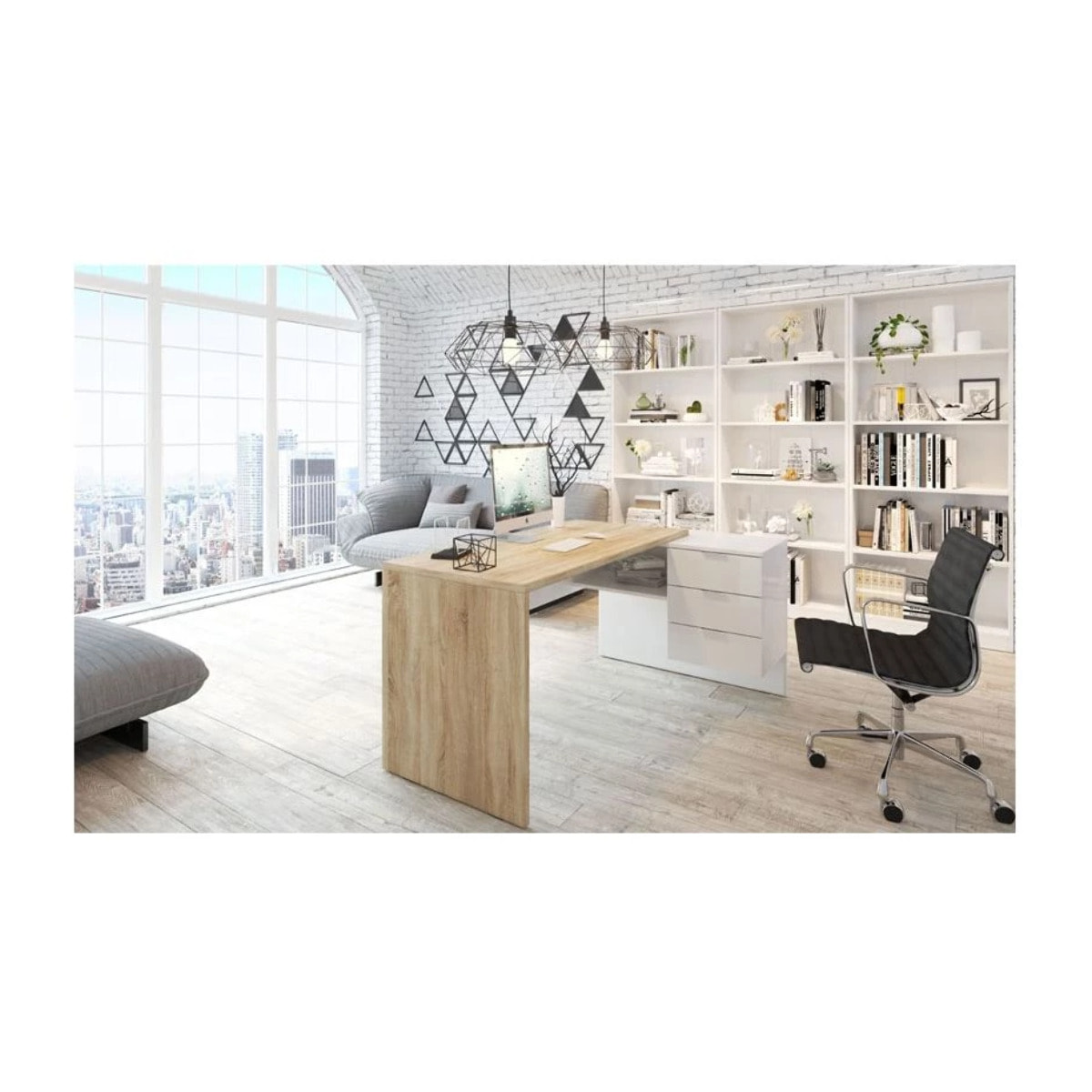 Estantería Stylus Blanco Artik (Blanco Mate)