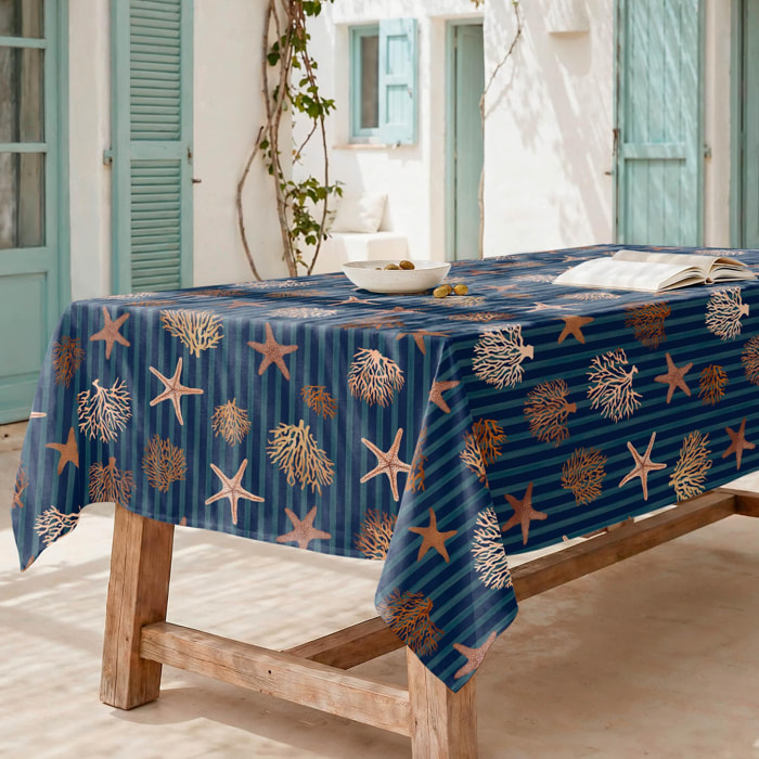 Nappe anti-taches ISOLA MARINE - en 100 % coton