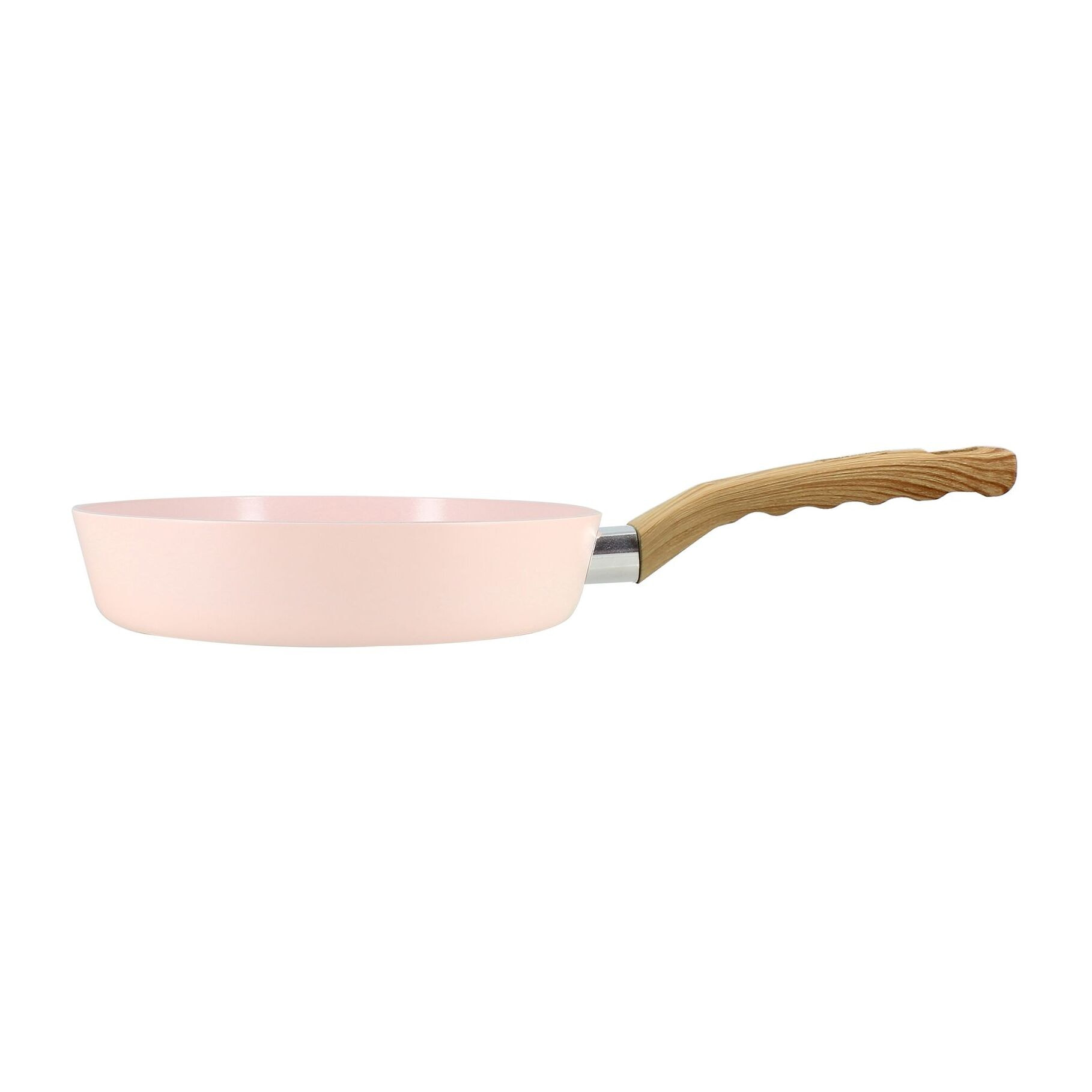 Poêle en revêtement céramique 20cm rose - tous feux COLORAMA