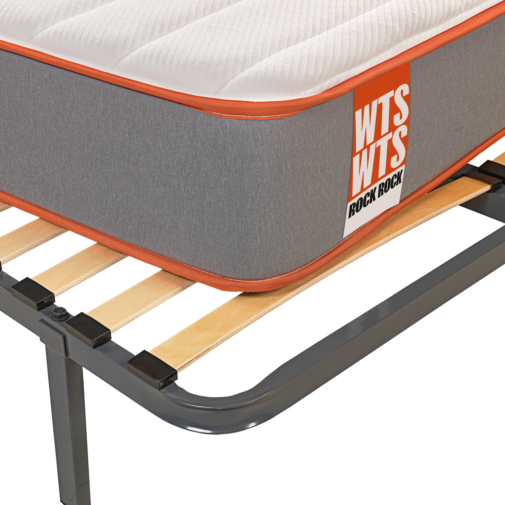 Colchón Sostenible HR Viscoelástico Soja Natural + Somier Reforzado 16 láminas Madera. Entrega, Montaje y Retirada usado incluido Pack ROCK · WHAT THE SLEEP