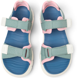 Sandalias - CAMPER Oruga Sandal - Verde - Textil técnico