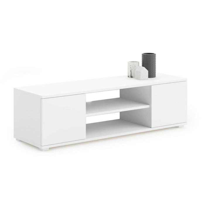 Mobile Porta TV Focus 155 Bianco in Legno Laminato