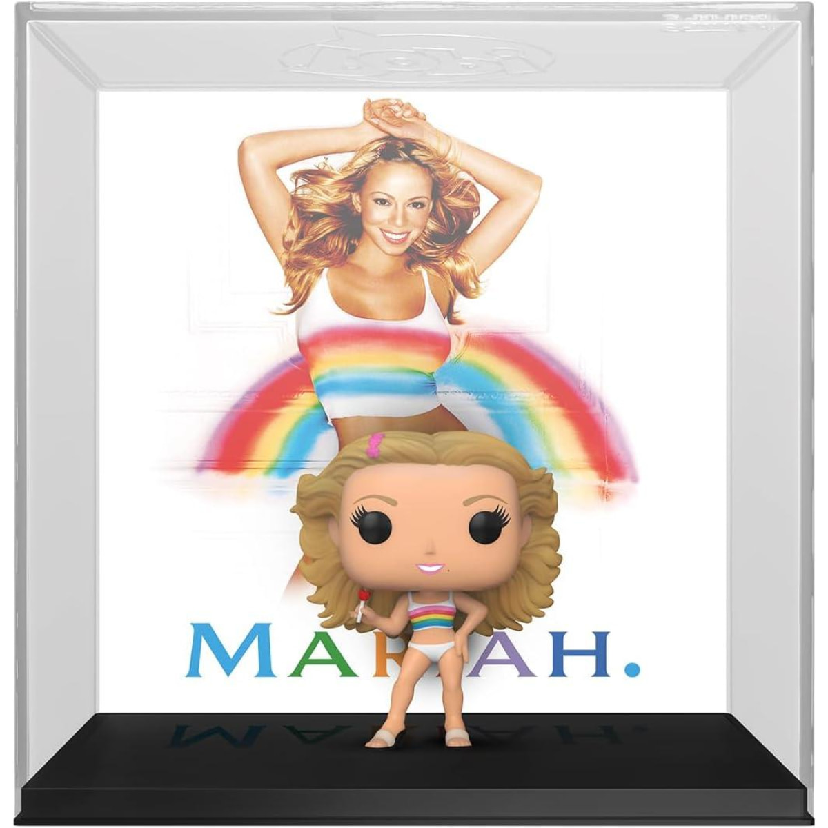 Mariah Carey Funko POP con Cover Album Vinile Figura Mariah Carey - Rainbow 9 cm