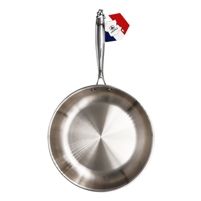Poêle triplex inox