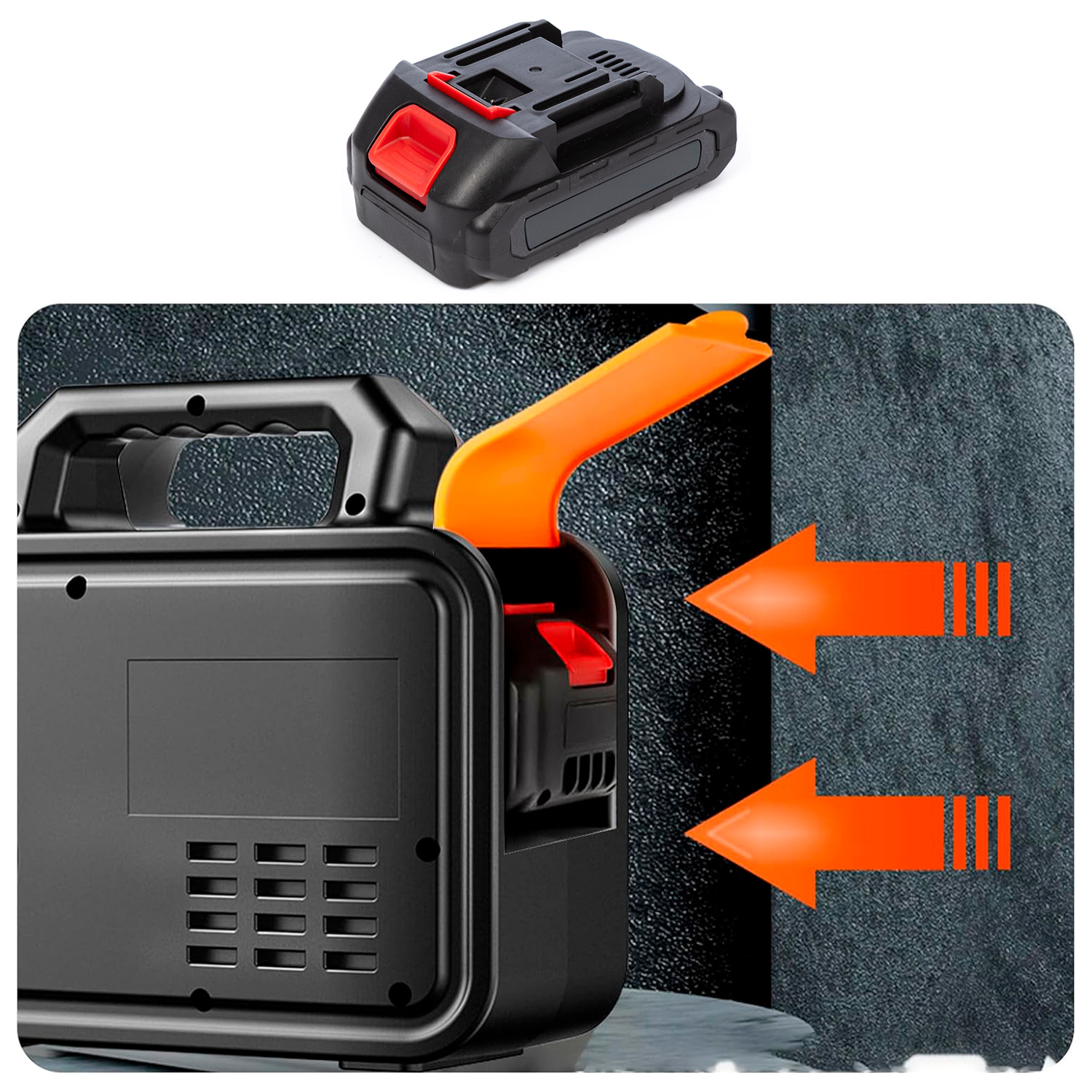 Bomba de agua con presión de 6 bares y una potencia 120W.