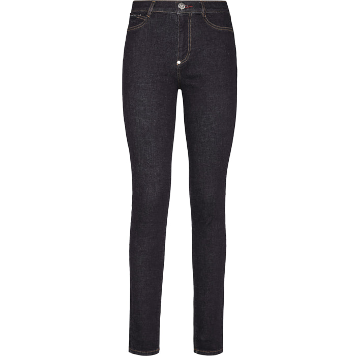 PHILIPP PLEIN Jegging de cintura alta