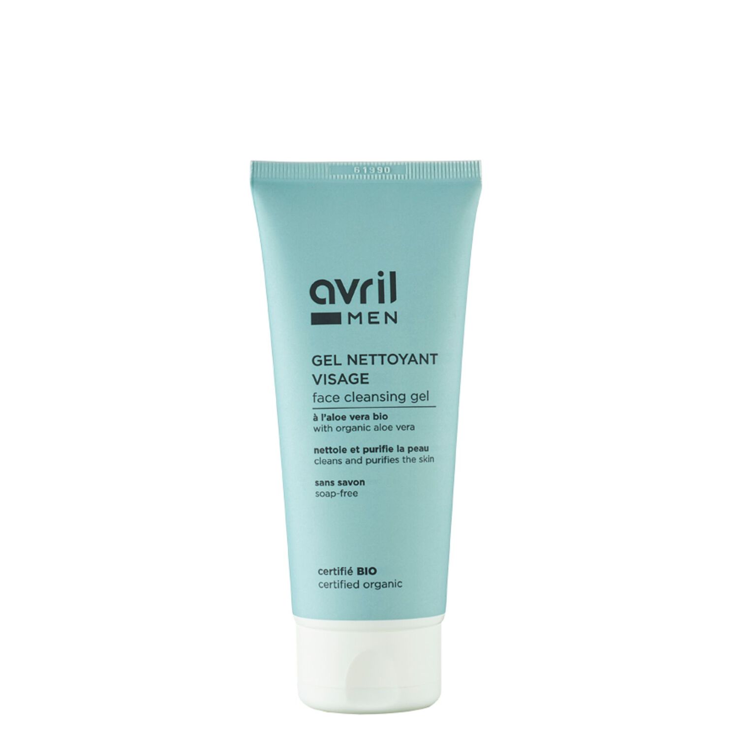 Visage Homme - Certifié bio - Gel nettoyant visage - sans savon 100 ml