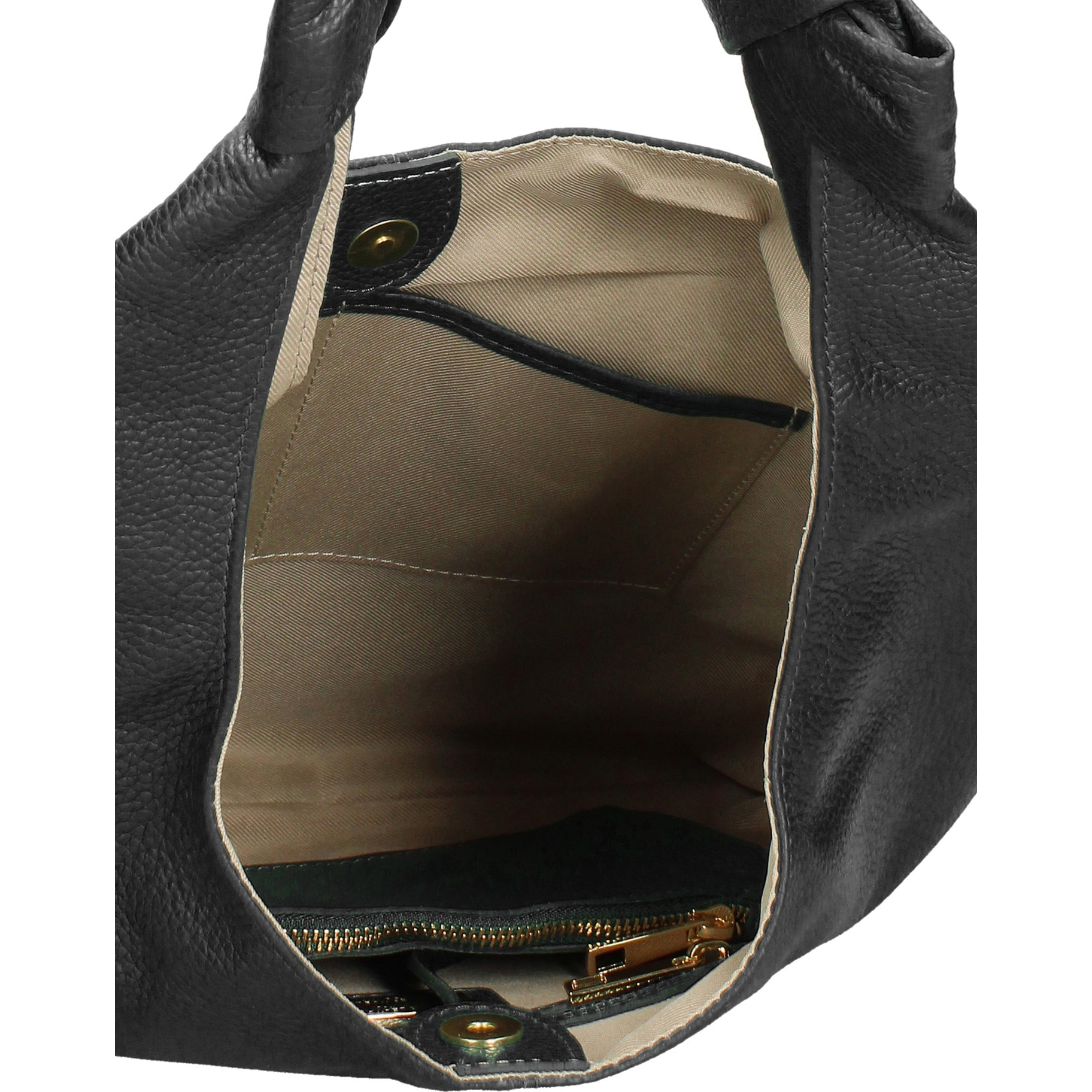 Borsa a spalla da donna Made in Italy - Modello Iduna Lux - 100% pelle - 41.0 x 28.0 x 3.0 cm