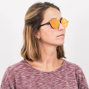 Gafas de sol PALO ALTO TURIN - Mate demi marrón / Plana revo roja