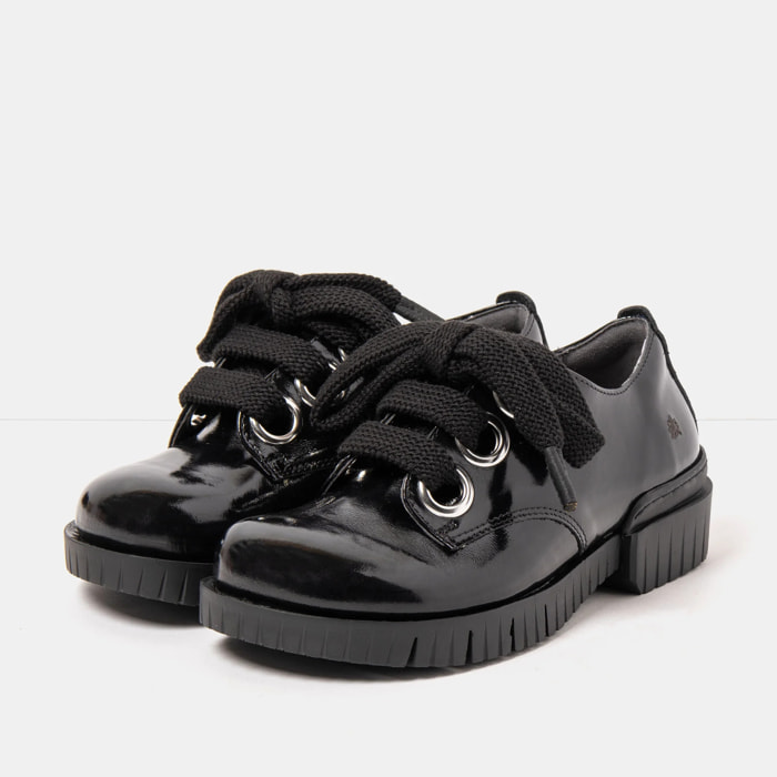 Zapatos 1846 NAPPA SHINNY BLACK /OXFORD color Black