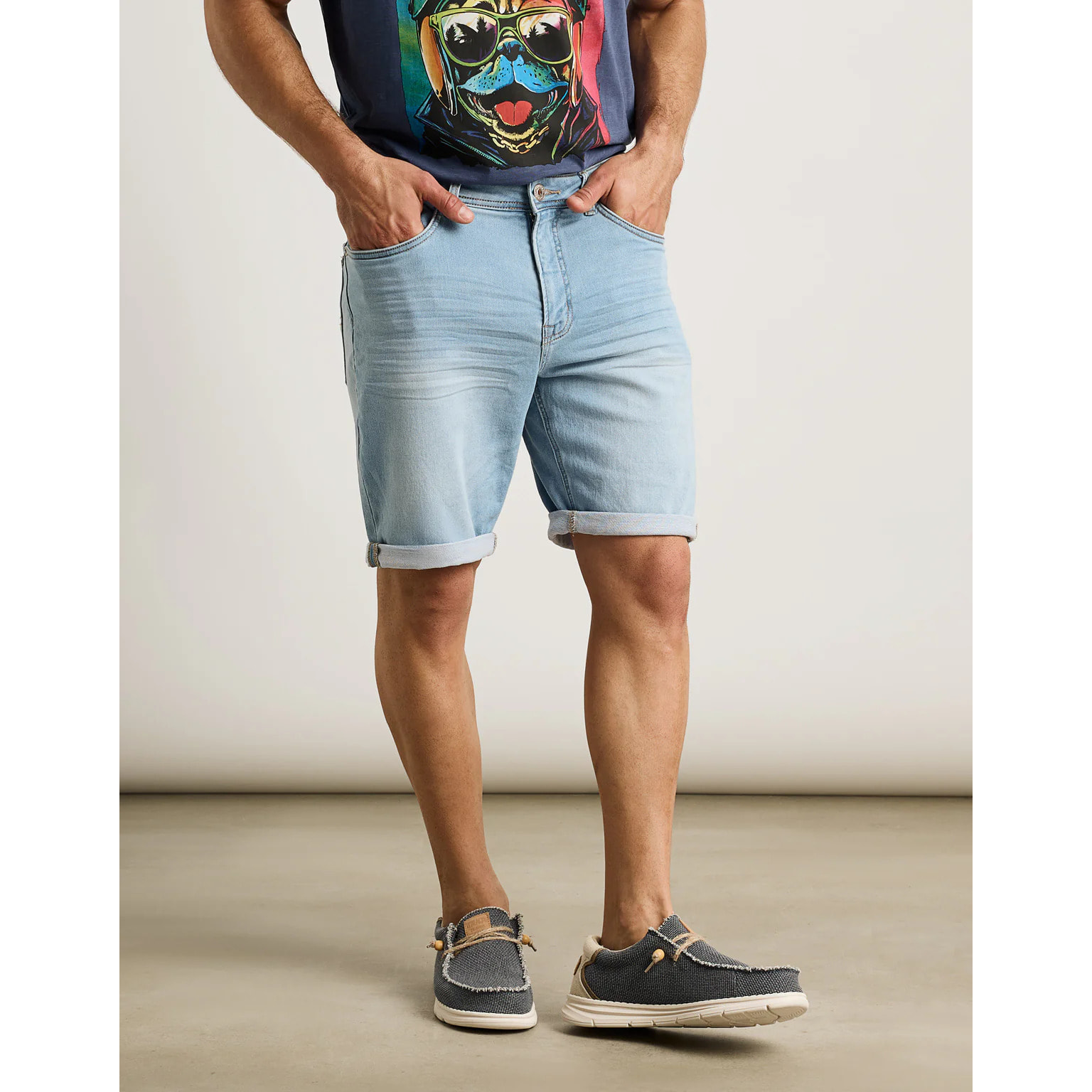 Bermuda Denim Denim Claro - Selbourne