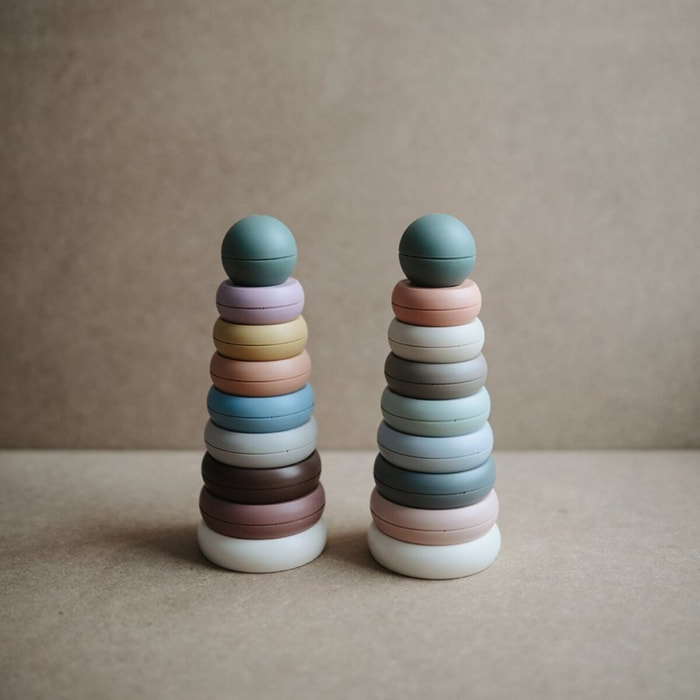 Mushie Anillos Apilables Solid