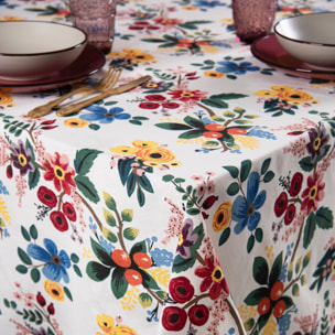 Tovaglia 140x180 Excelsa – Fiori Frida, Cotone Multicolore