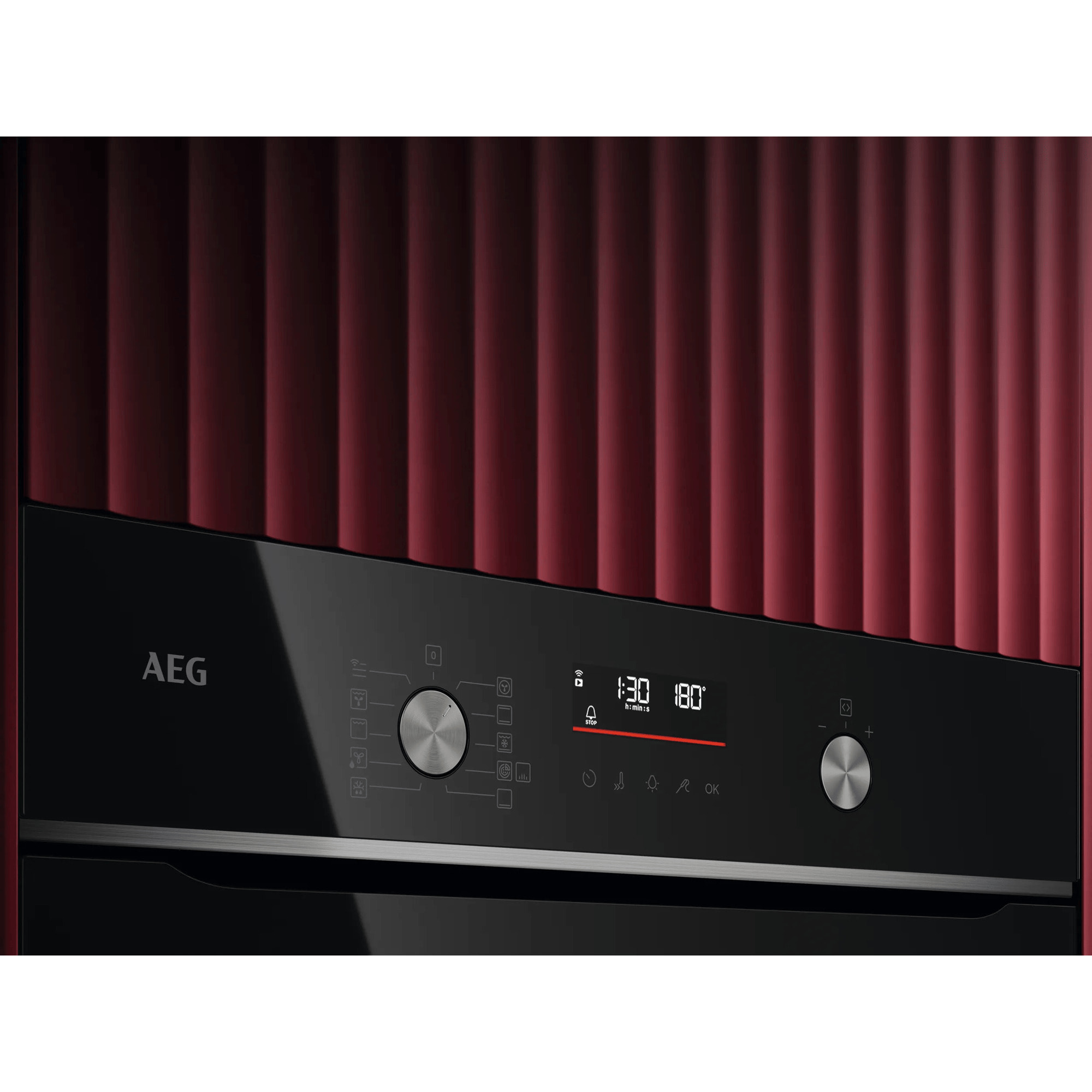 AEG Horno multifunción Serie 6000 SenseCook con Display LED Explore OS6PB511AB