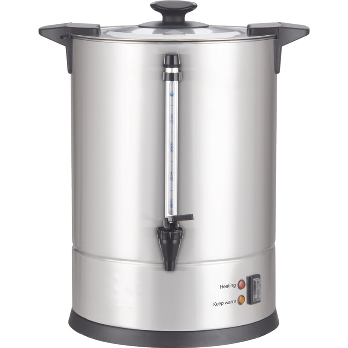 LOUIS TELLIER - Percolateur à café professionnel - Capacité 10 L - 75 tasses - INOX - Filtre en inox - Robinet anti-gouttes