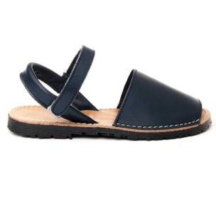 Sandalias de Cuero - Azul