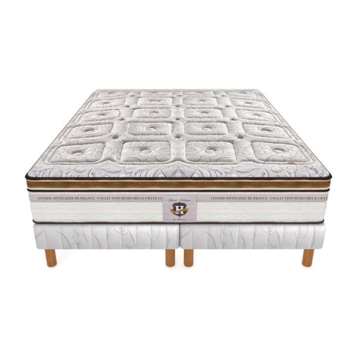ENSEMBLE Renaissance - Matelas 2 Places + 2 Sommiers